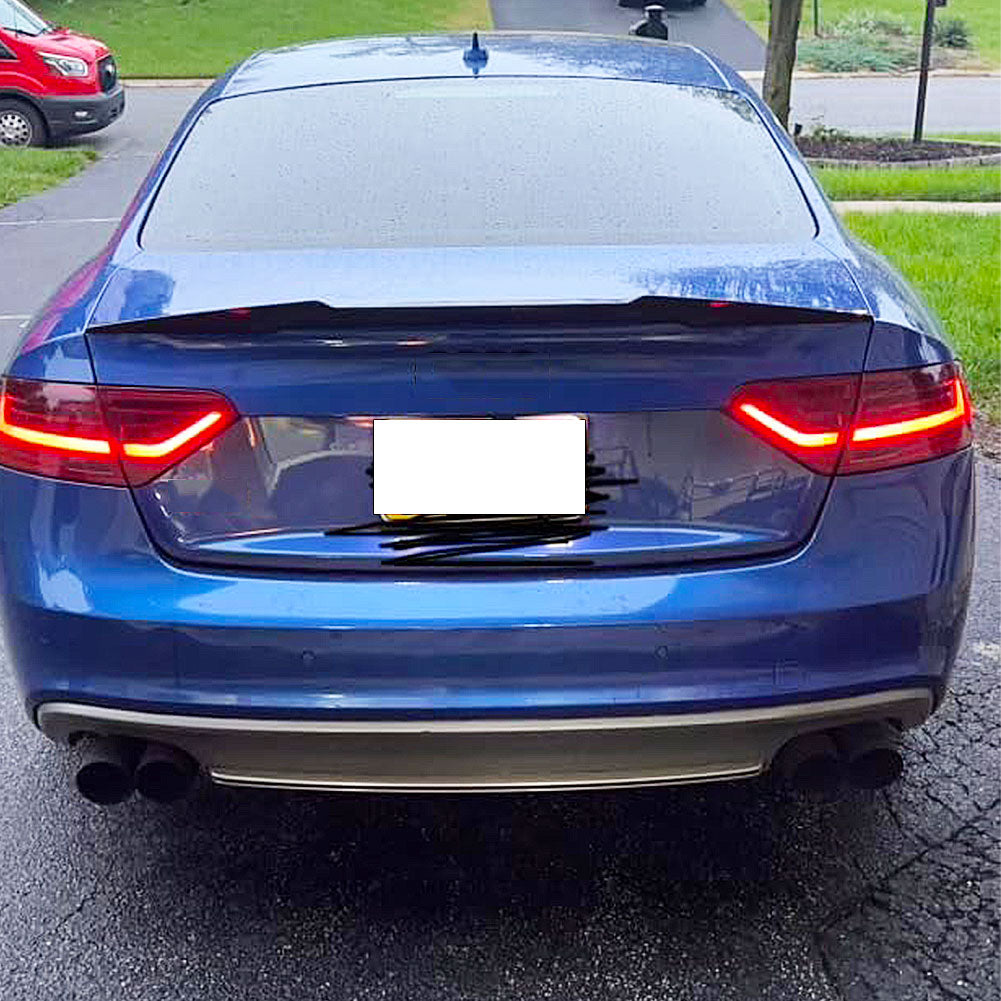M4 Style Carbon Fiber Trunk Spoiler for Audi S5 B8/B8.5 Coupe (2008-2016)