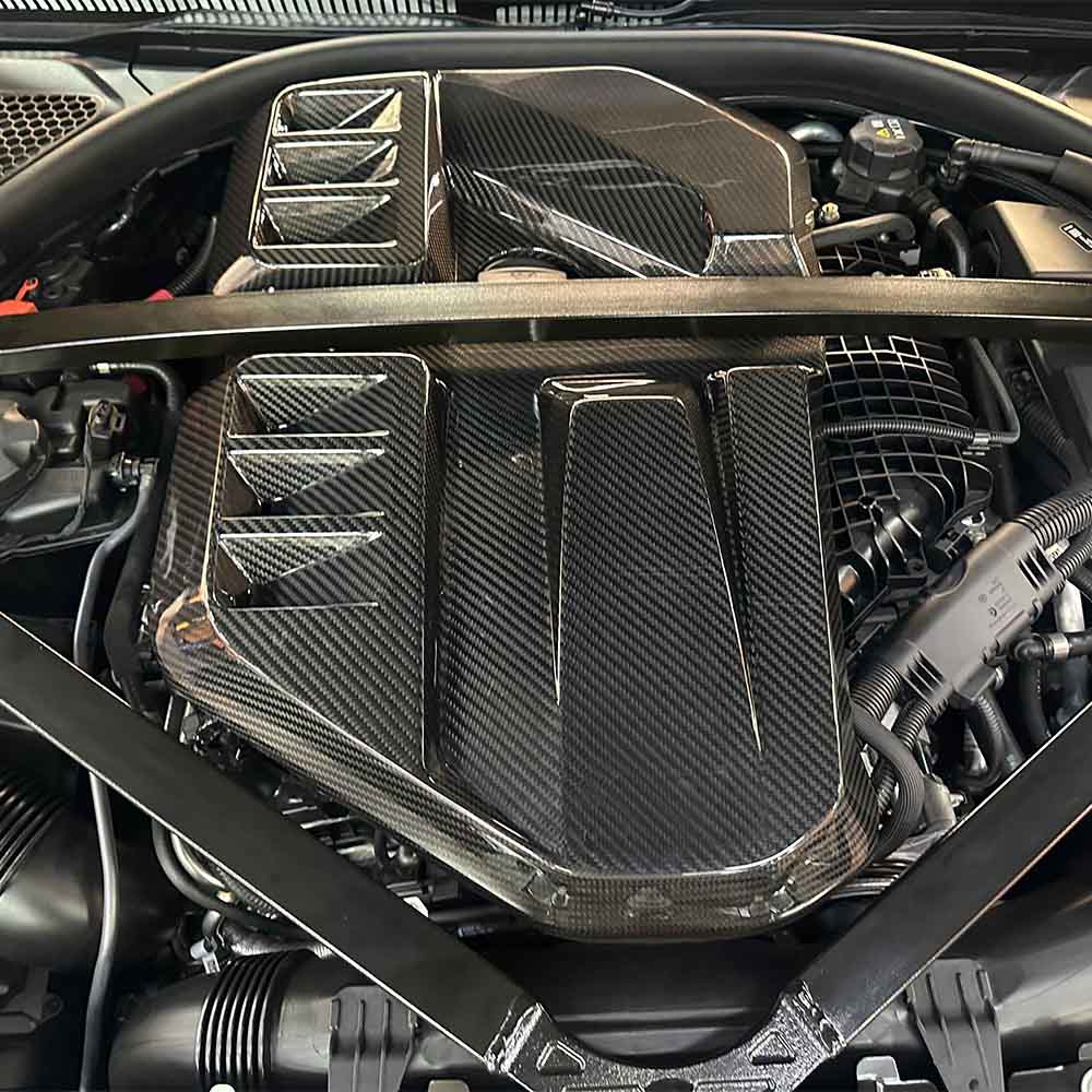 OEM Style Carbon Fiber Engine cover for BMW M3 G80 G81/M4 G82 G83 (2021+)