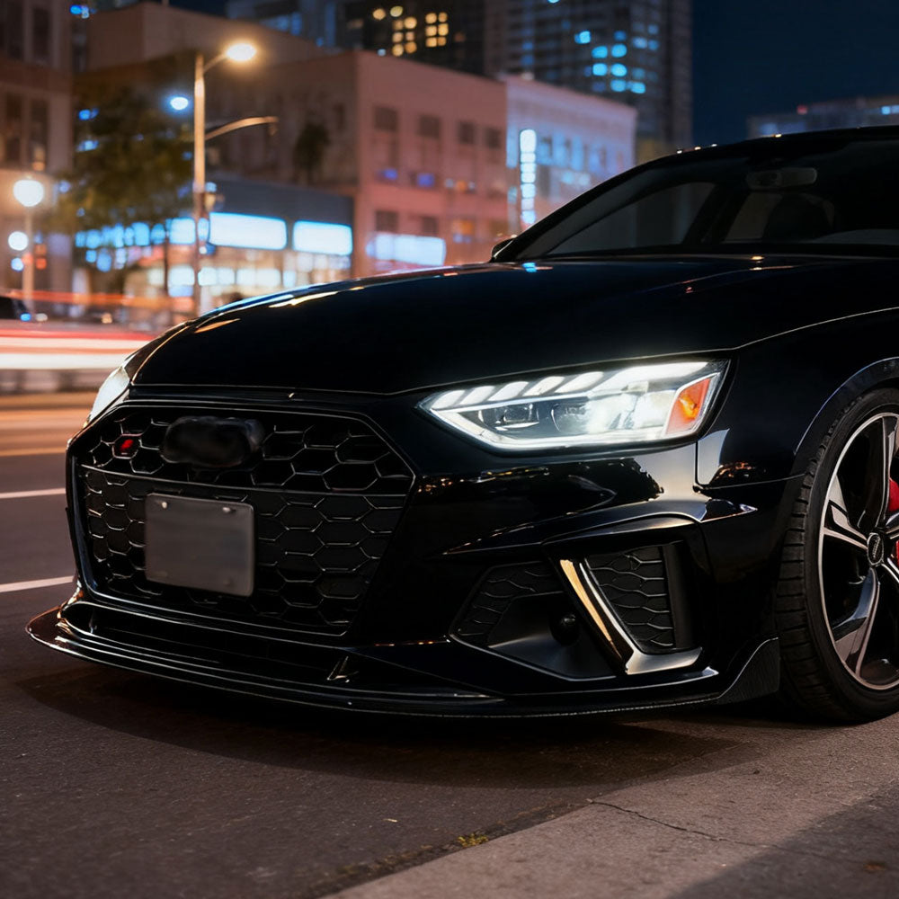 ED Style Carbon Fiber Front Lip For Audi A4/S4 B9.5 LCI(2020-2023)