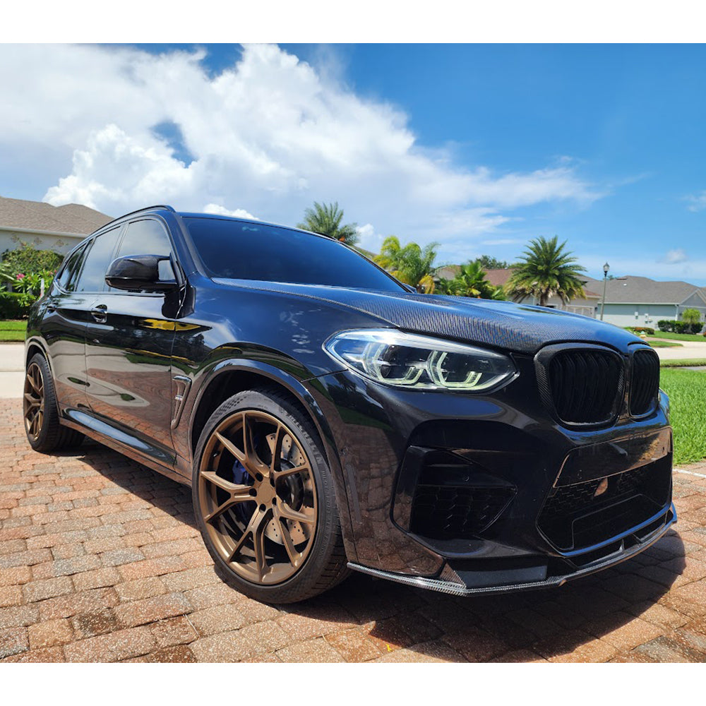 JC Style Carbon Fiber Front Lip for BMW X3M F97/X4M F98 Pre-LCI (2019-2021)