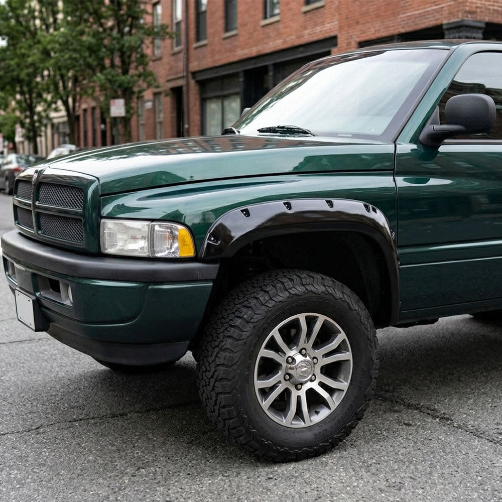 Gloss Black Fender Flares for Dodge Ram 1500 2500 3500(1994-2002)