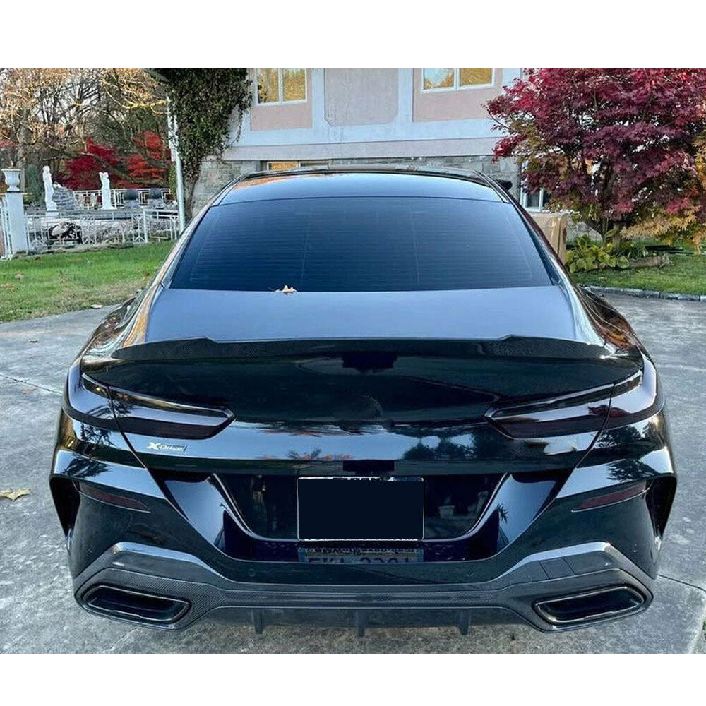 V Style Carbon Fiber Trunk Spoiler for BMW 8 Series G15 F92 M8 (2019+)