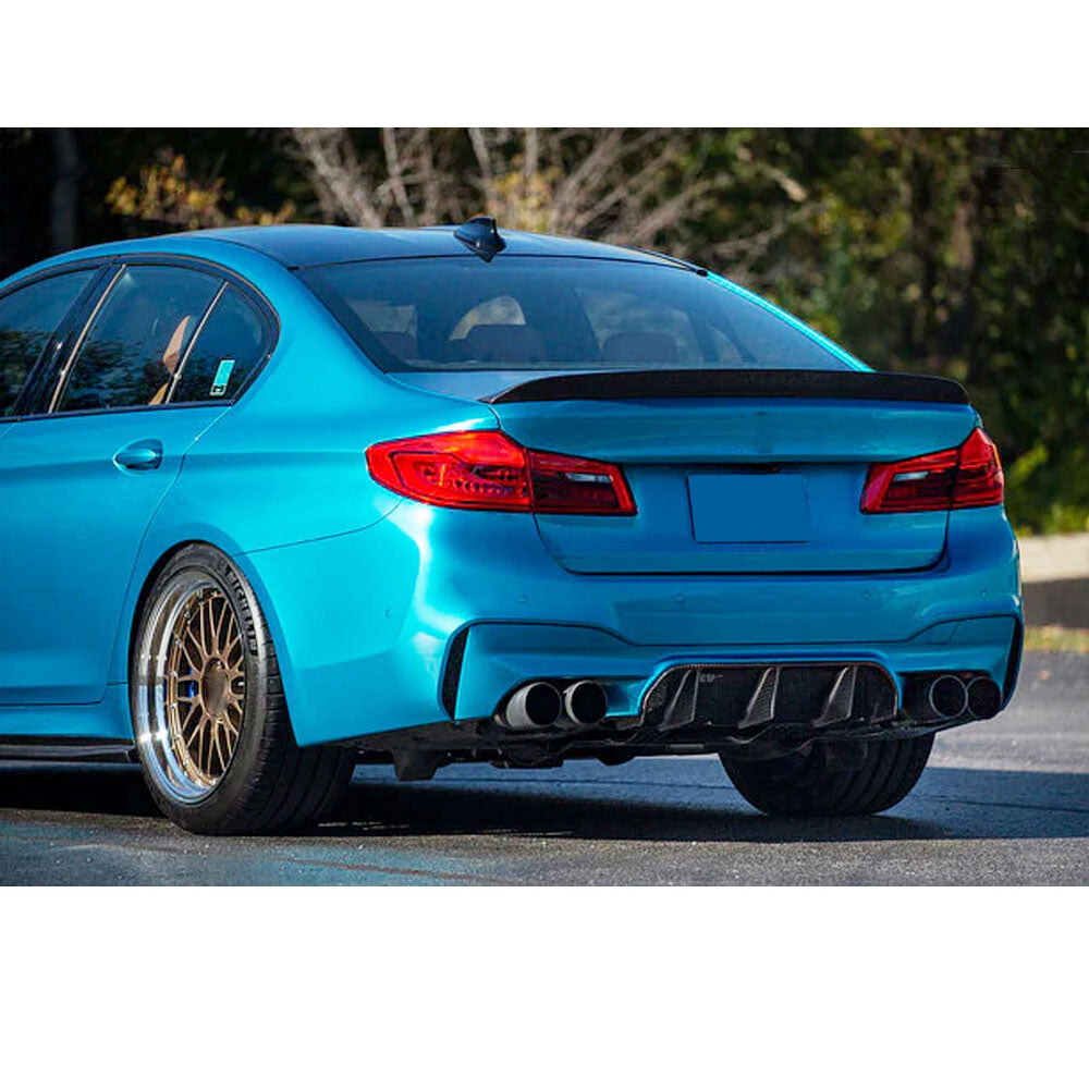3D Style Carbon Fiber Trunk Spoiler for BMW G30 M Sport, M5 F90 Pre-LCI (2017-2020)