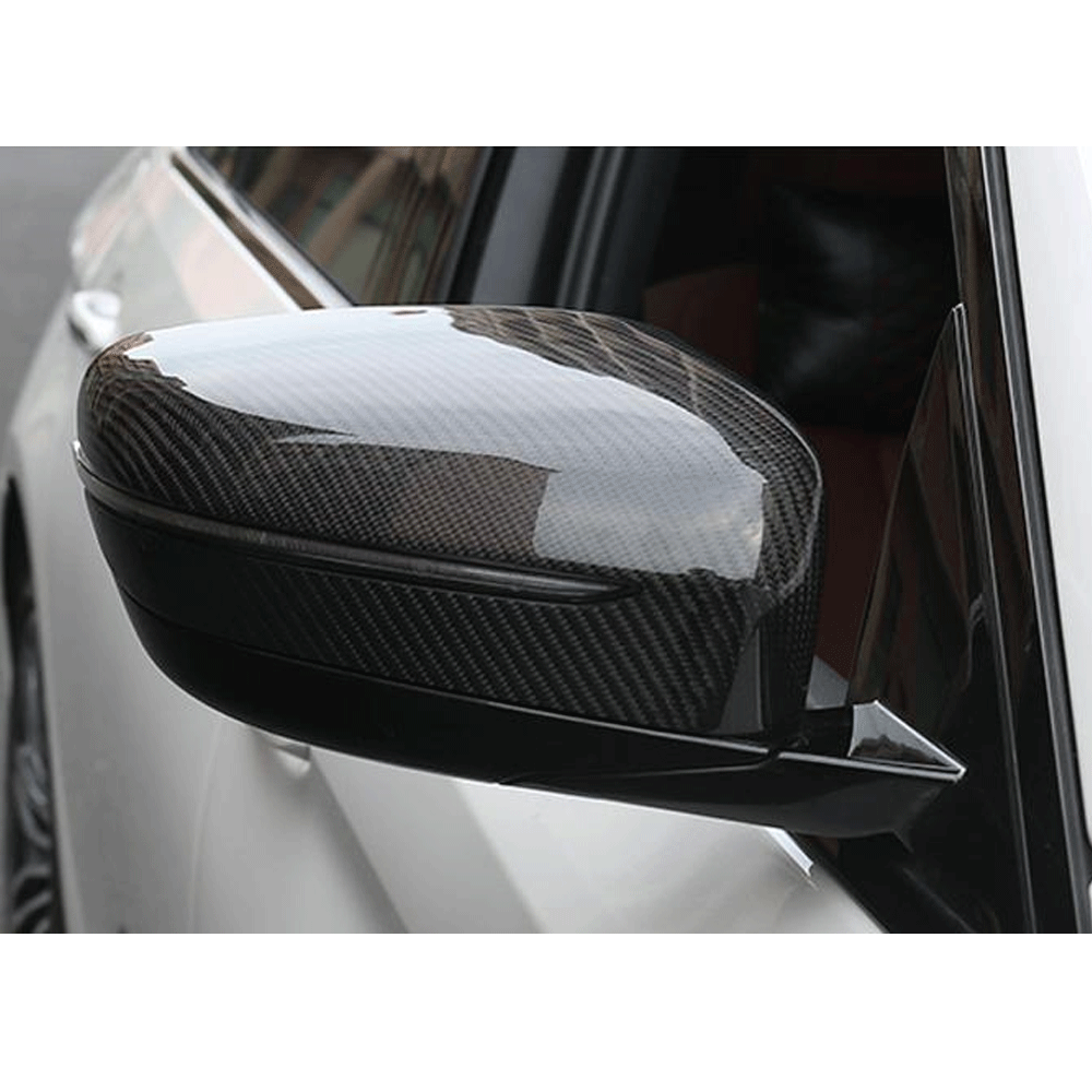OEM Style Carbon Fiber Mirror Caps for BMW G20 G21/ G30 G31 /G11 G12 Pre-LCI & LCI (2017–2023)