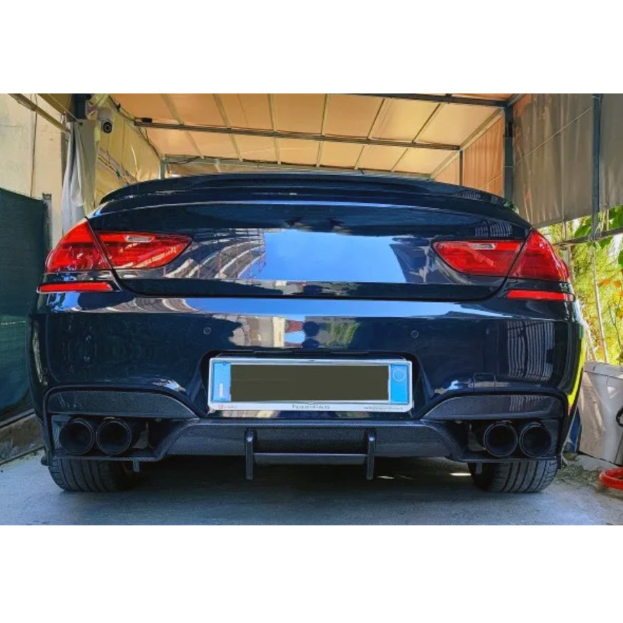 PSM Style Carbon Fiber Rear Diffuser For BMW M6 F06/F12/F13 (2012–2018)