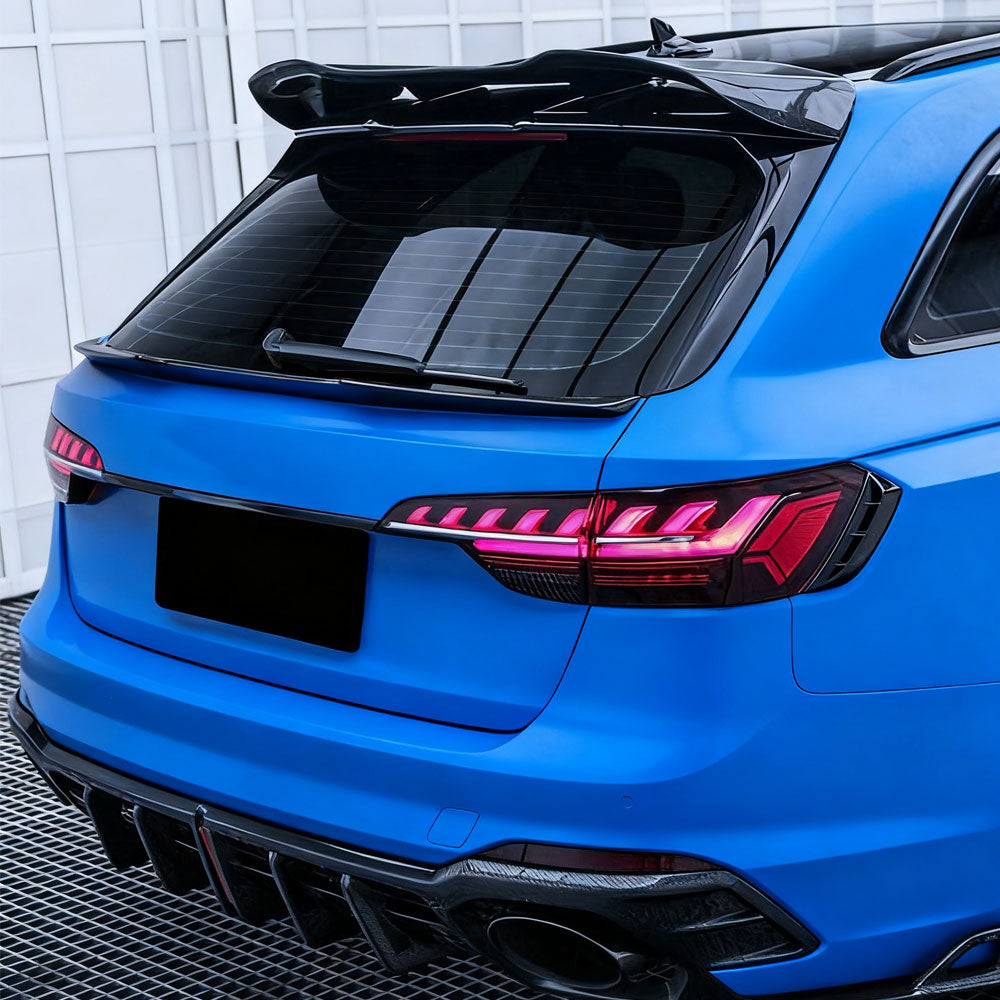 ST Style Carbon Fiber Roof Spoiler For Audi RS4 B9.5(2019-2024)