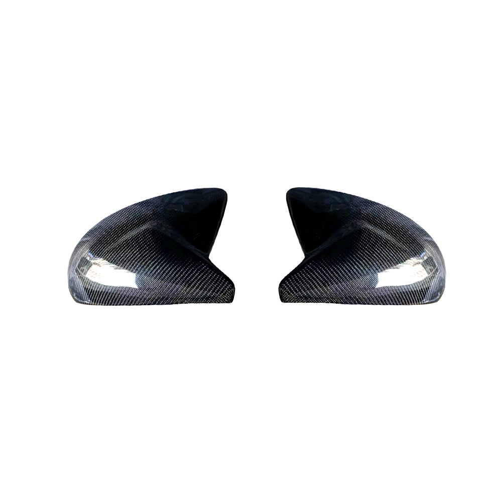 Carbon Fiber Mirror Cover Caps for AUDI A6/S6/RS6/A7/S7/RS7 (2019-2024)(Without Lane Assist)