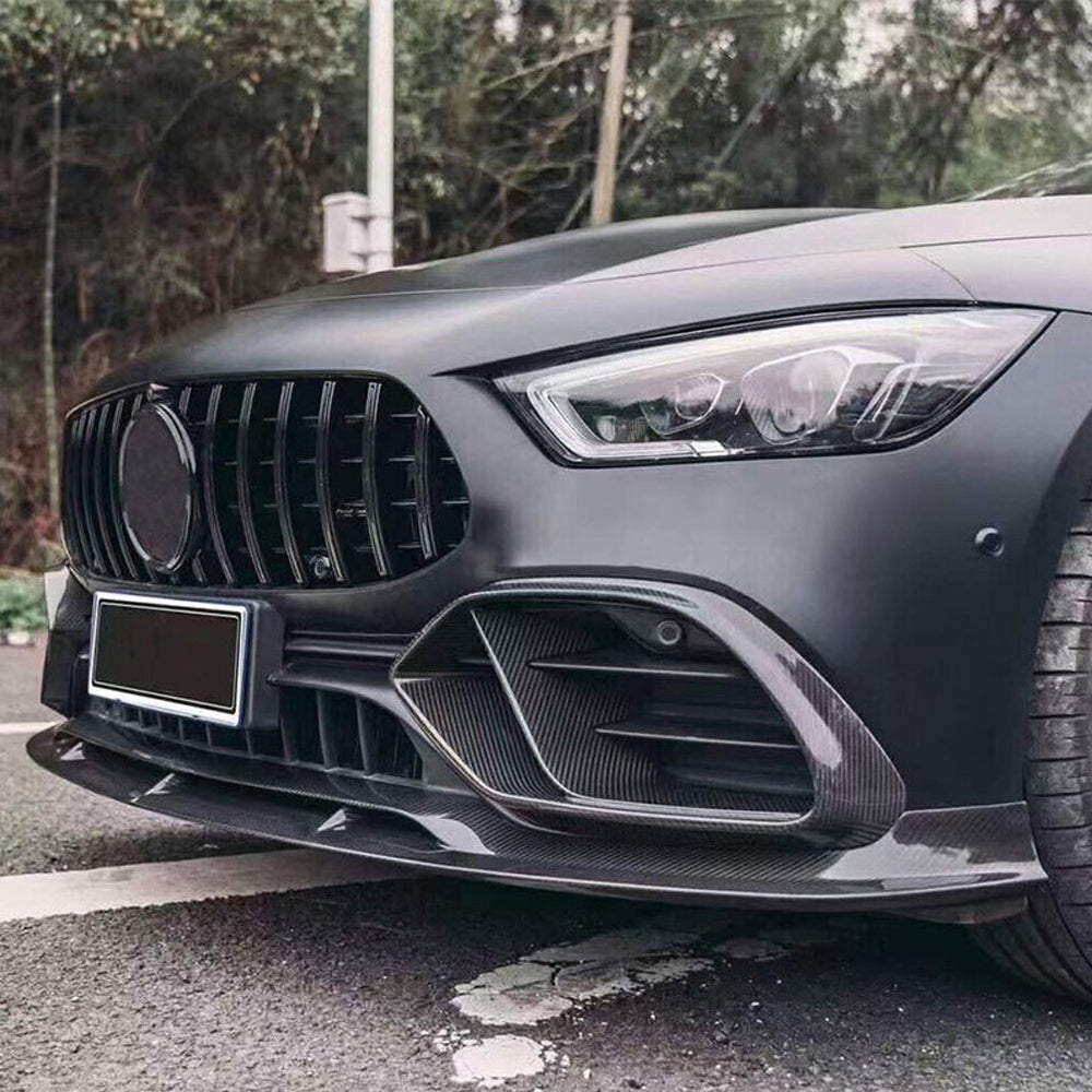 Benz AMG GT 4‑Door X290 Pre‑Facelift Front Canards Carbon Fiber