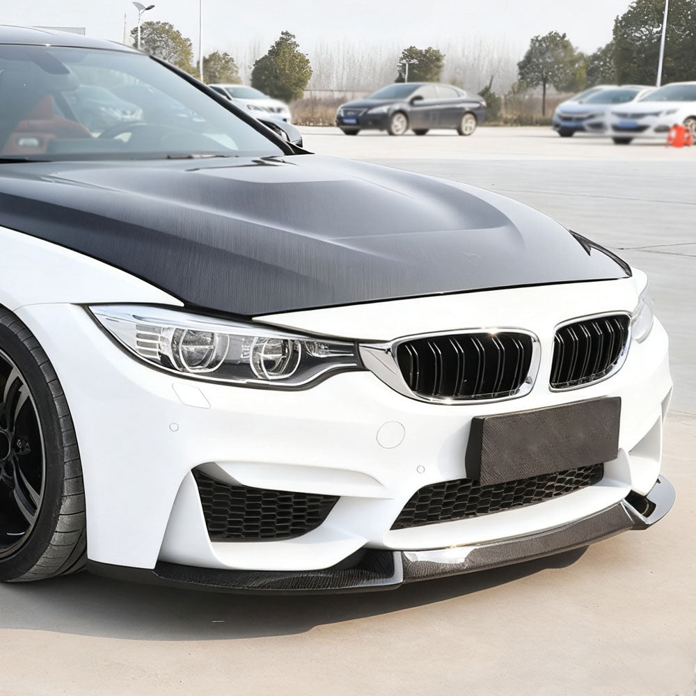 CS Style Carbon Fiber Front Lip for BMW M3 F80, M4 F82/F83 (2014-2020)