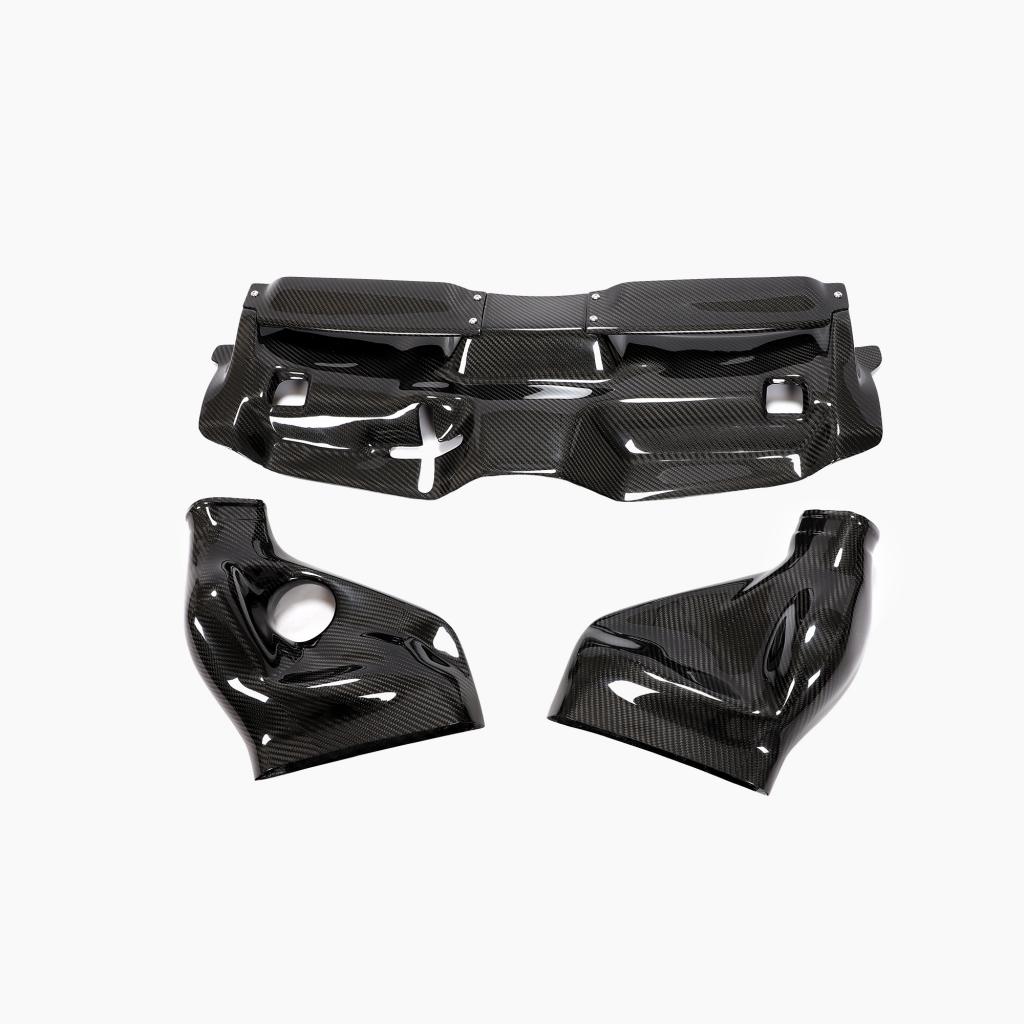Mercedes-Benz C63 W204 Carbon Fiber Air Intake Filter Cover-full view
