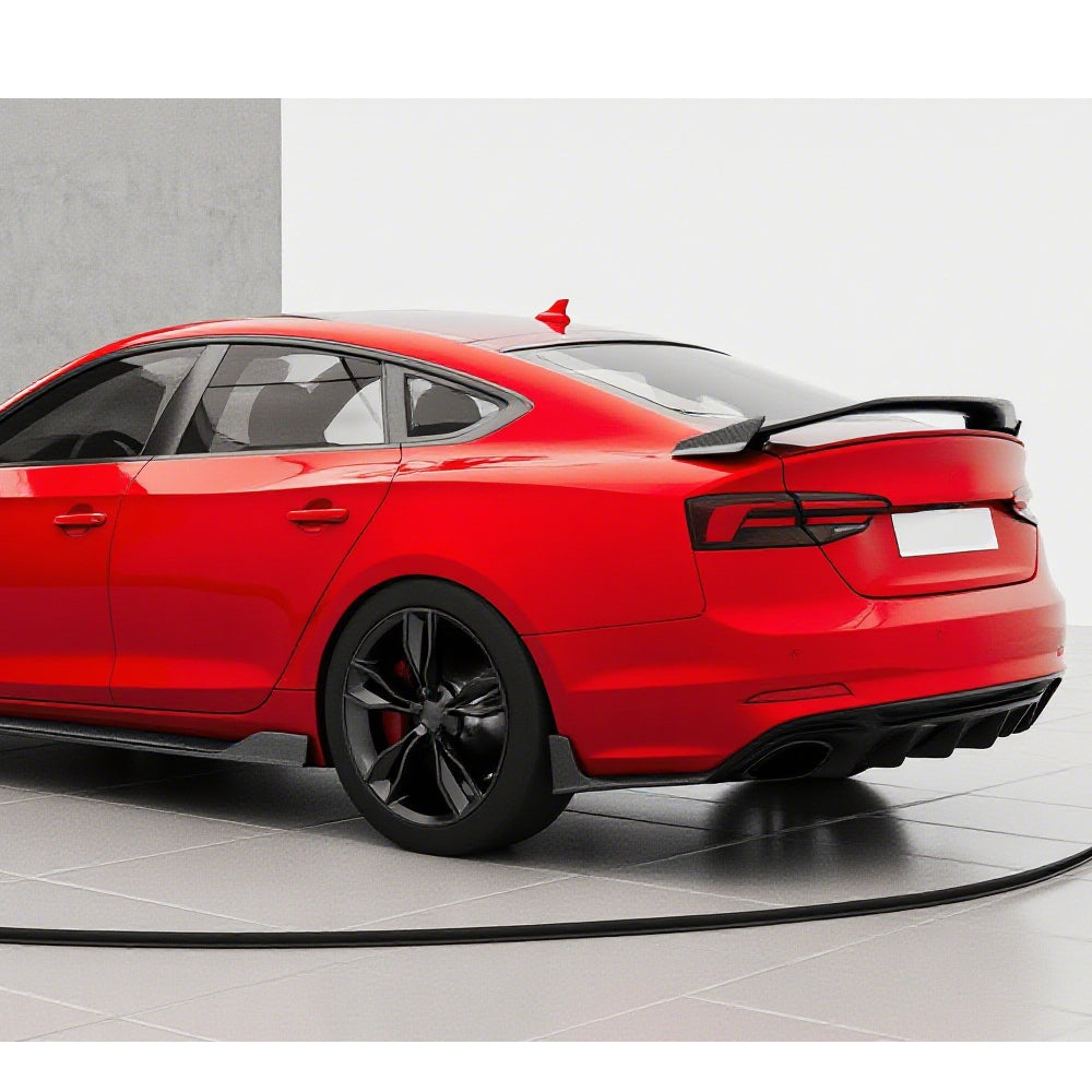 ST Style Carbon Fiber Rear Splitters For Audi A5 / S5 B9 Pre-LCI (2017–2019)