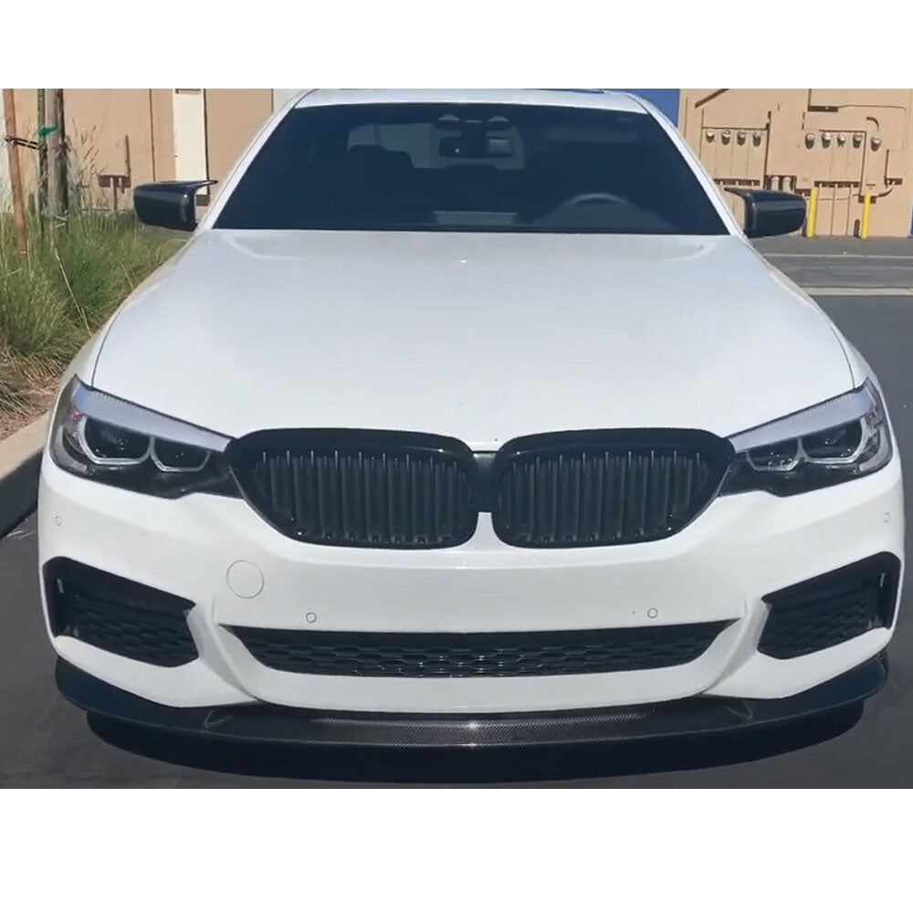 3D Style Carbon Fiber Front Lip for BMW 5 Series G30, G31 Pre-LCI M-Sport (2020–2023)