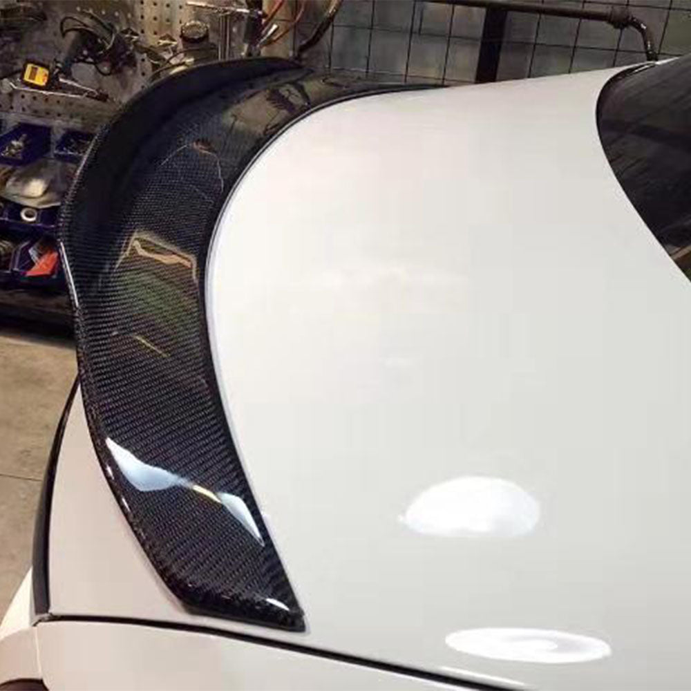 PSM Style Carbon Fiber Rear Trunk Spoiler for Mercedes Benz C-Class W205/C43 C450 C63 AMG(2014-2018)