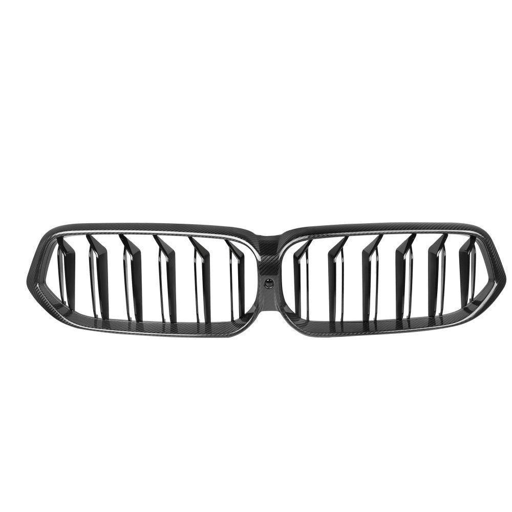 BMW 6 Series G32 GT ST Style Carbon Fiber Dual Slat Front Grille