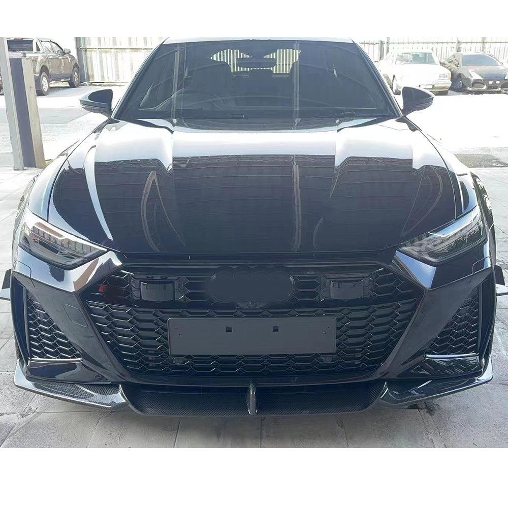 ABT Style Carbon Fiber Front Lip For Audi RS7 C8 ,RS6 C8 (2019–2024)