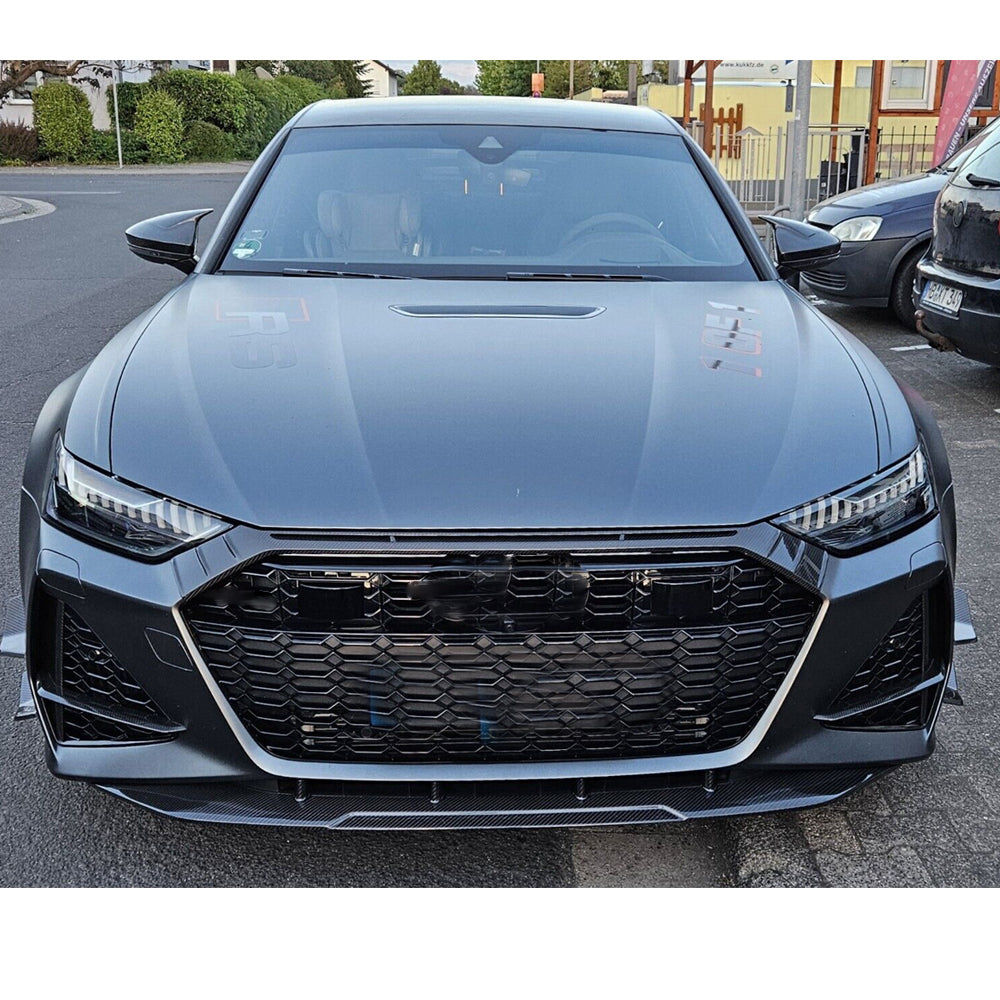 ST Style Carbon Fiber Front Lip for Audi RS6 C8,RS7 C8 (2019–2024)