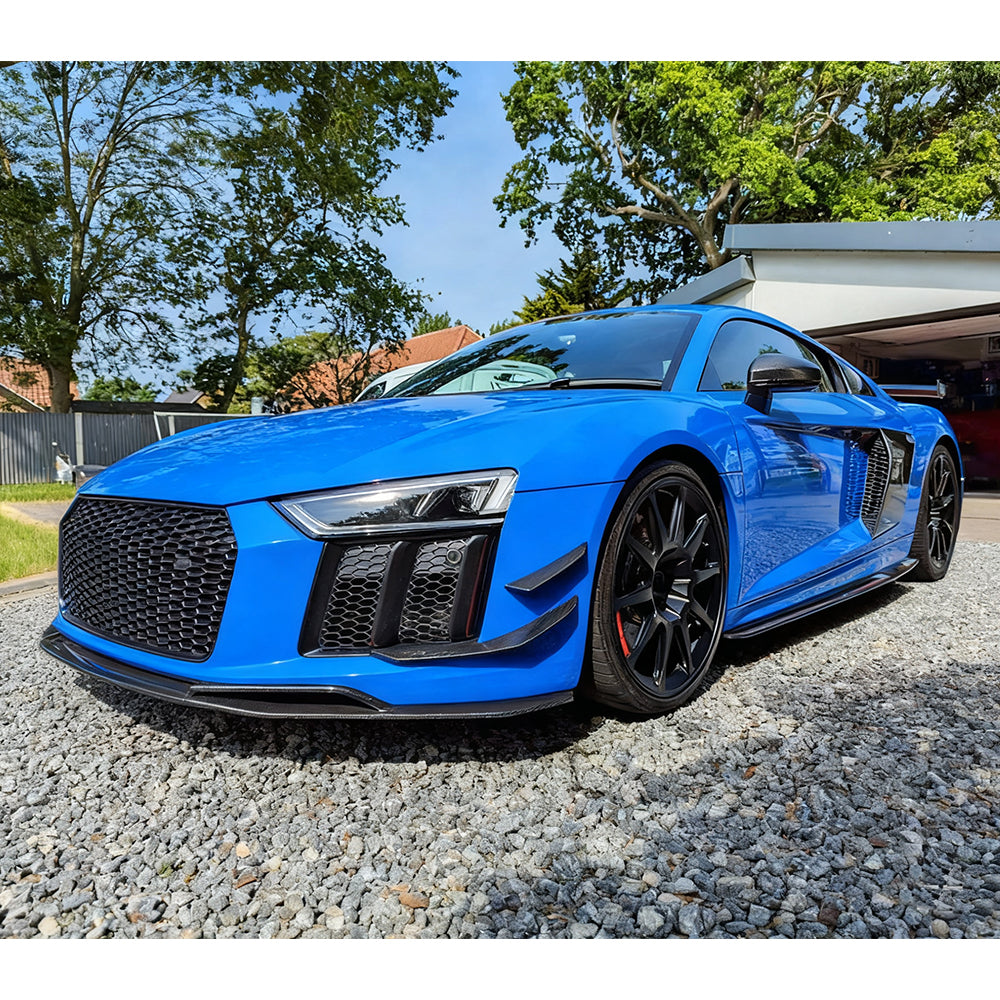 Performance Style Carbon Fiber Front Lip For Audi R8 4S Pre‑LCI (2016–2018)