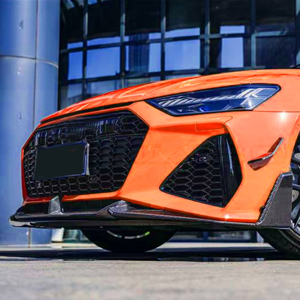 ED Style Carbon Fiber Front Lip For Audi RS7 C8 (2019–2024)
