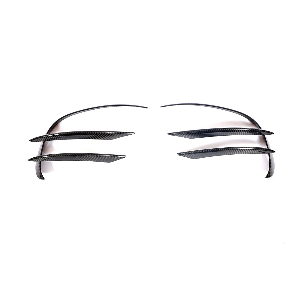 Mercedes Benz C-Class W205 Facelift ST Style Carbon Fiber Front Canards