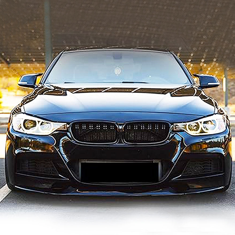 M3 Style Dual Slat Gloss Black Front Grille for BMW 3 Series F30 (2012-2019)