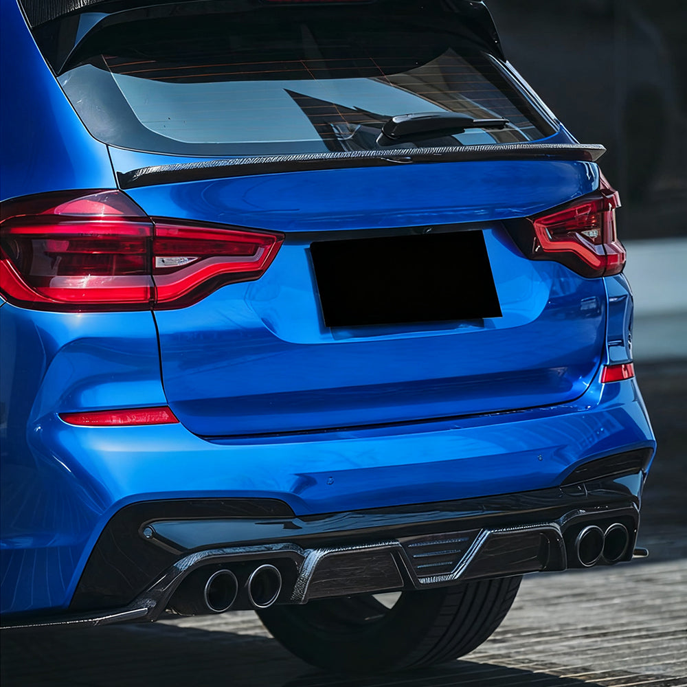 JC Style Carbon Fiber Rear Diffuser for BMW X3M F97 Pre-LCI (2019–2021)
