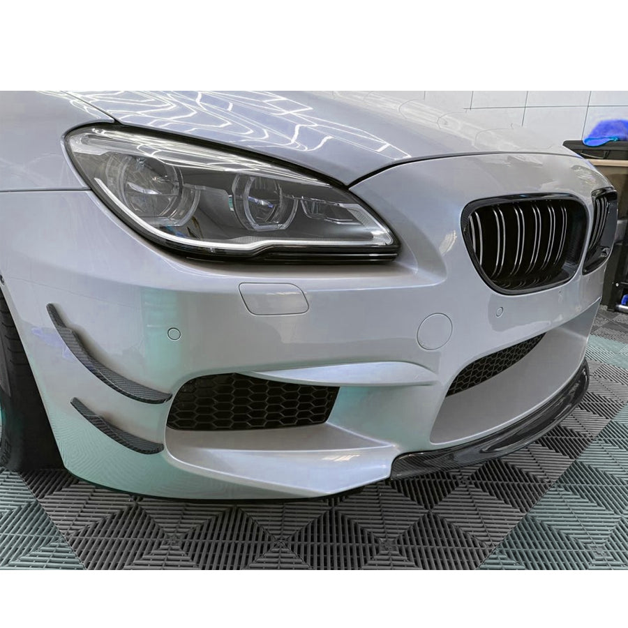 ST Style Carbon Fiber Front Canards For BMW M6 F06/F12/F13 (2012–2018)