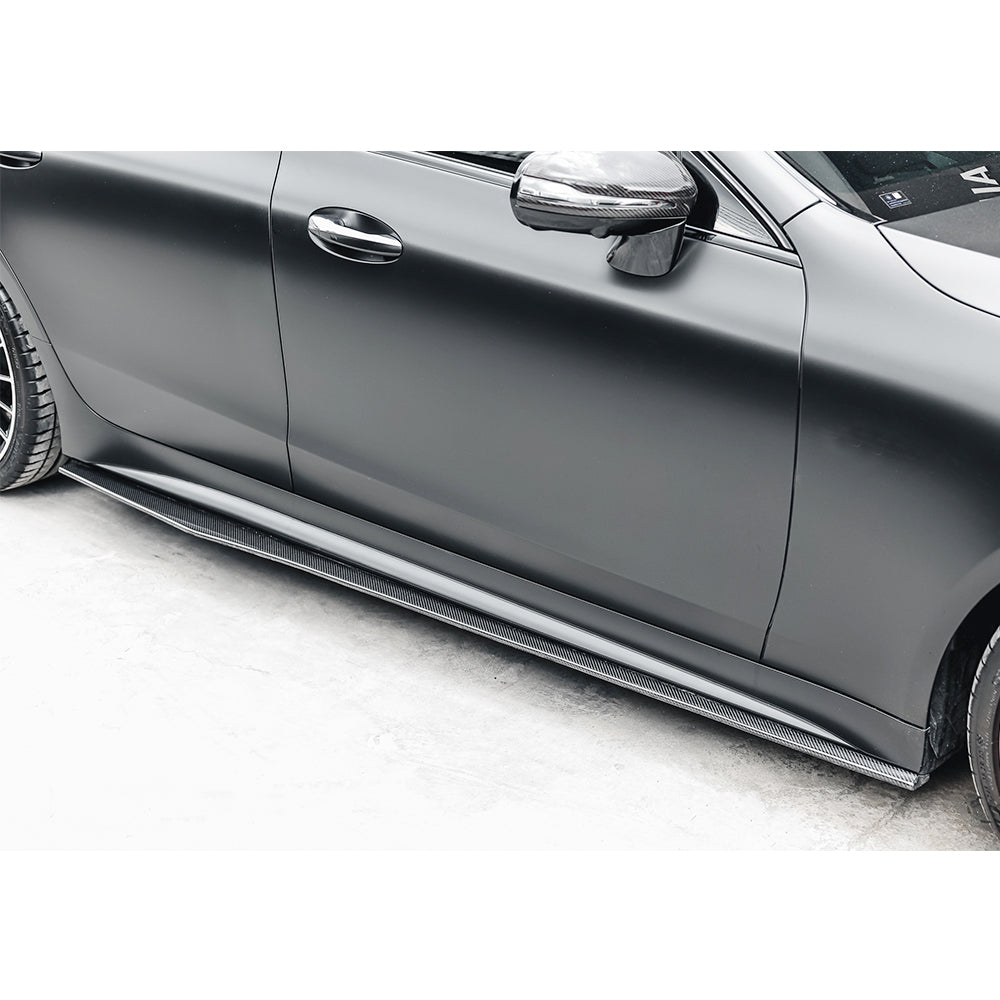 ML Style Carbon Fiber Side Skirts for Mercedes-Benz CLS C257 Pre‑Facelift (2018–2020)