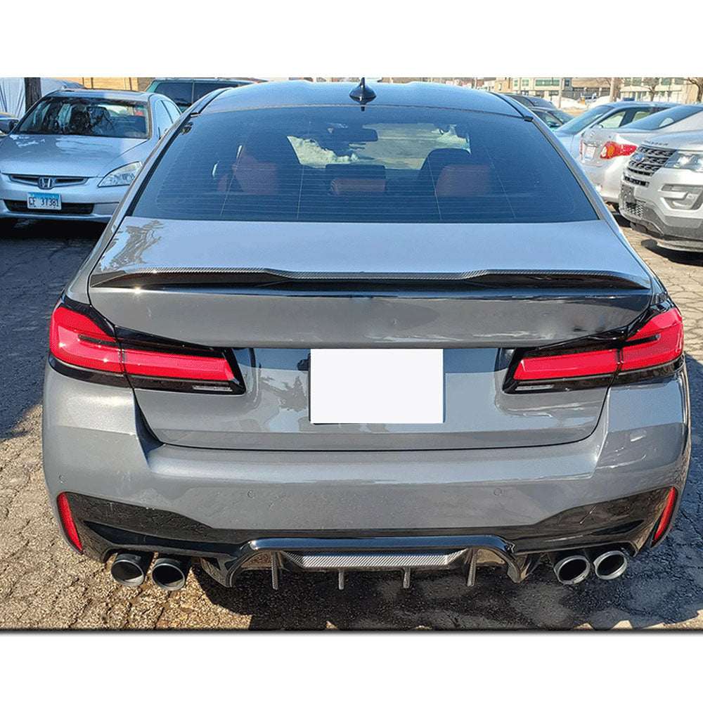 DA Style Carbon Fiber Trunk Spoiler For BMW 5 Series G30 G31, M5 F90 Pre-LCI & LCI (2017-2023)