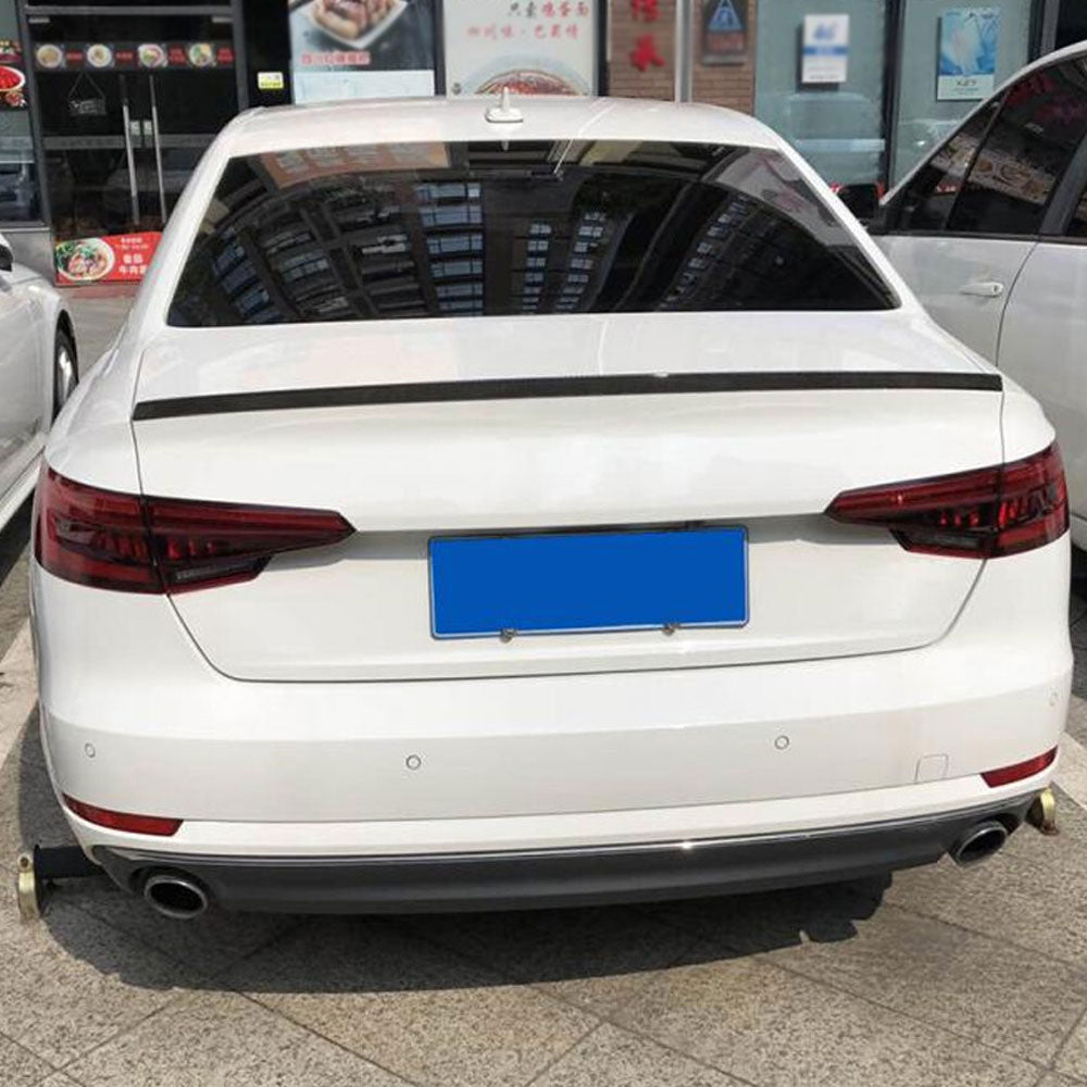 ST Style Carbon Fiber Rear Spoiler For Audi A4/S4 B9 Pre-LCl (2016-2019) A4/S4 B9.5 LCI(2020-2023)