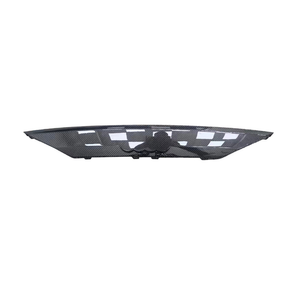 Carbon Fiber Rear door trunk lid cover trim for Audi Q8 Pre-LCI(2019-2023)