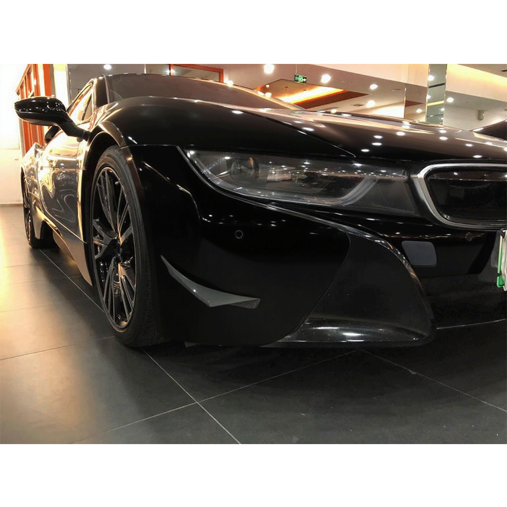 ML Style Carbon Fiber Front Canards for BMW i8 I12/I15 (2014–2020)