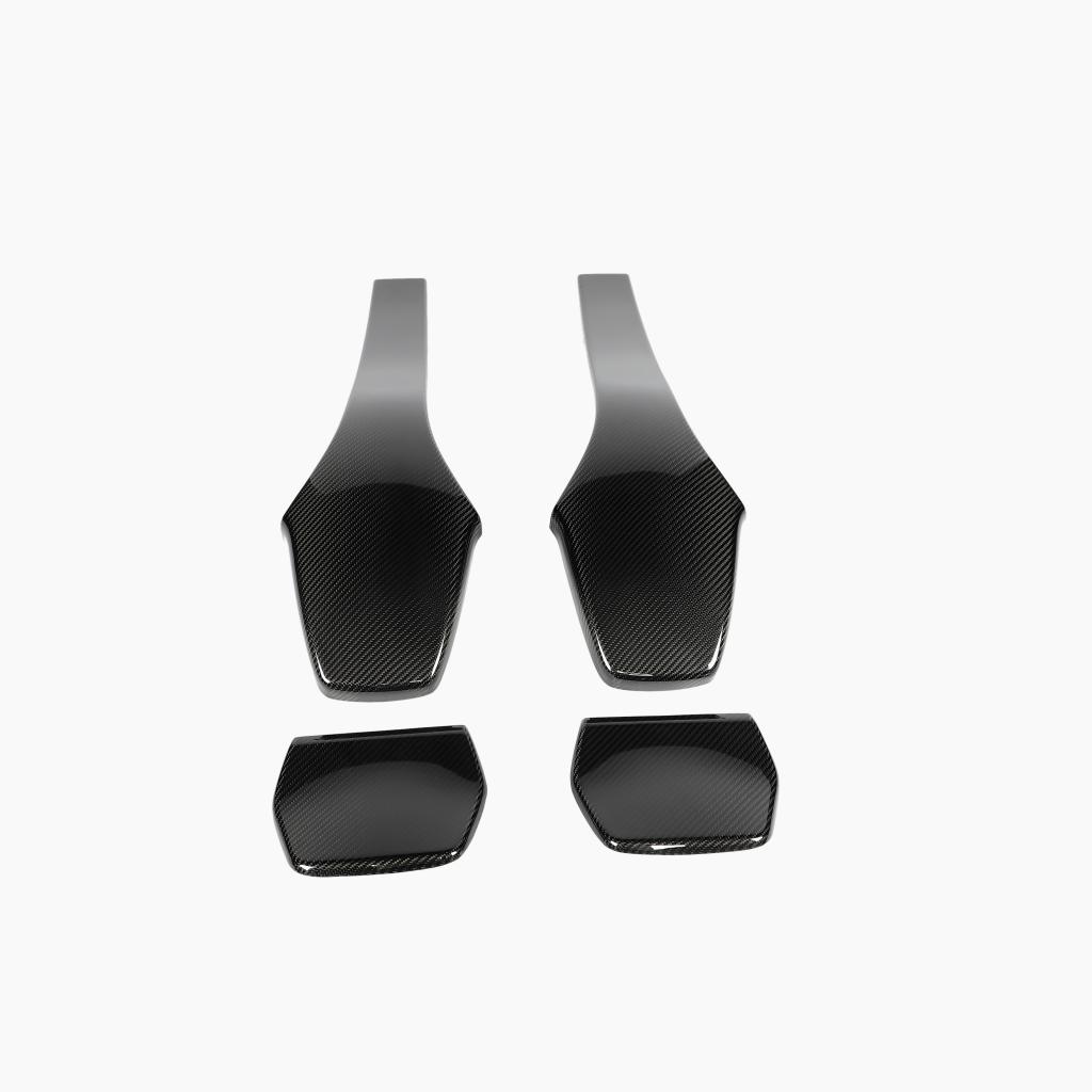 BMW 3 Series M3 F80 /M4 F82 /F83 ST Style Carbon Fiber Seat Back Covers - front view