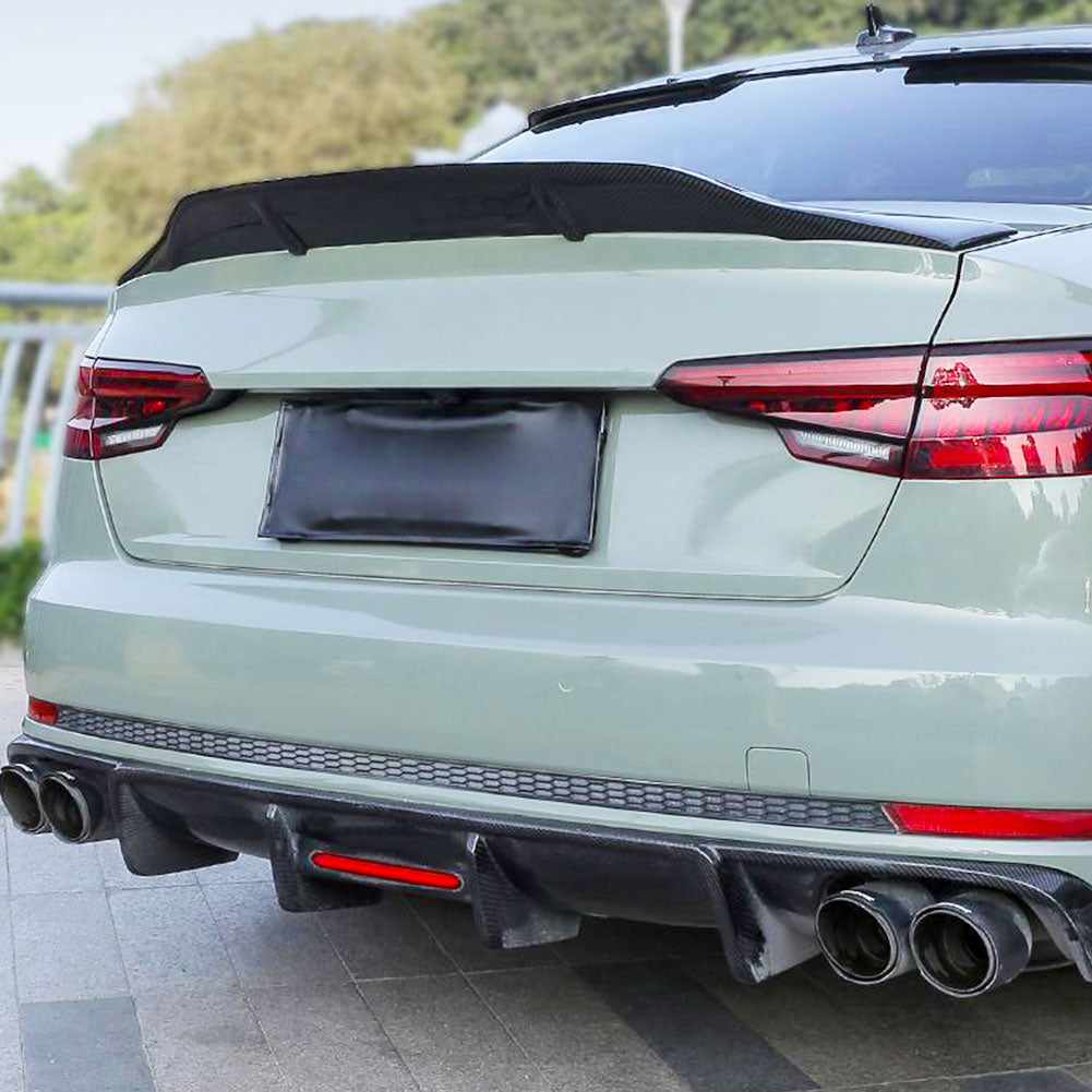 R Style Carbon Fiber Trunk Spoiler for Audi A3/S3/RS3(2012-2020)