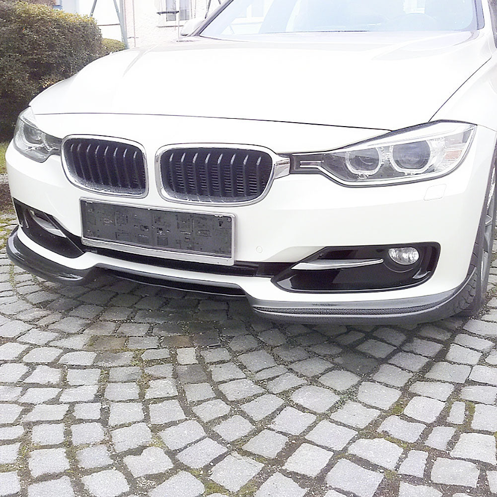 JC Style Carbon Fiber Front Splitters for BMW 3 Series F30 M Sport (2012-2019)
