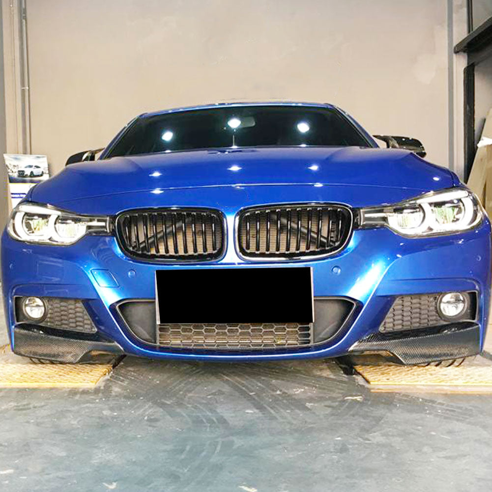 Performance Style Carbon Fiber Front Splitters for BMW 3 Series F30 M Sport (2012-2019)