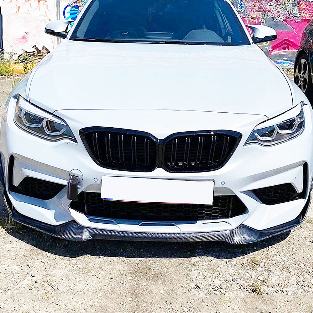 CS Style Carbon Fiber Front Lip for BMW M2 F87 Competition (2018-2021)