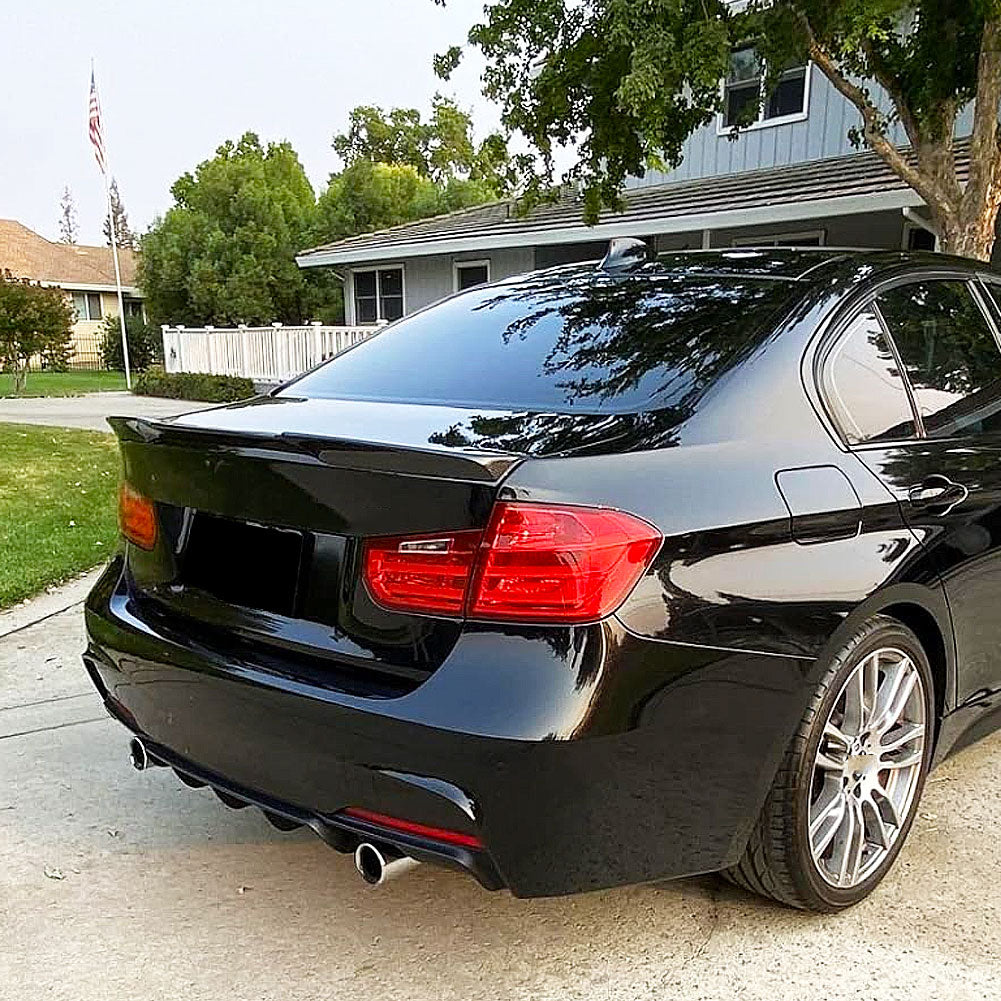ML Style Carbon Fiber Trunk Spoiler for BMW 3 Series F30/M3 F80 (2012-2020)