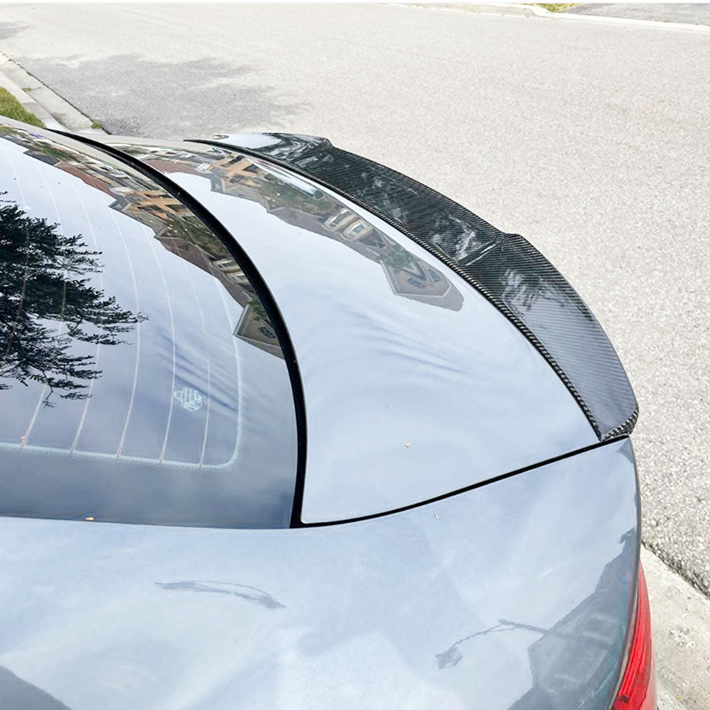 V Style Carbon Fiber Trunk Spoiler for Audi A3/S3 /RS3 Sedan (2012-2020)