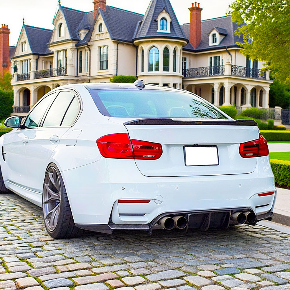 CS Style Carbon Fiber Trunk Spoiler for BMW 3 Series F30/M3 F80 (2012-2020)