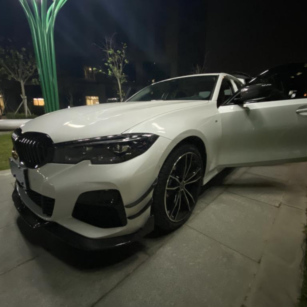 Performance Style Carbon Fiber Headlight Cover Eyebrows Eyelids for BMW 3 Series G20 Pre-LCI (2019-2022)