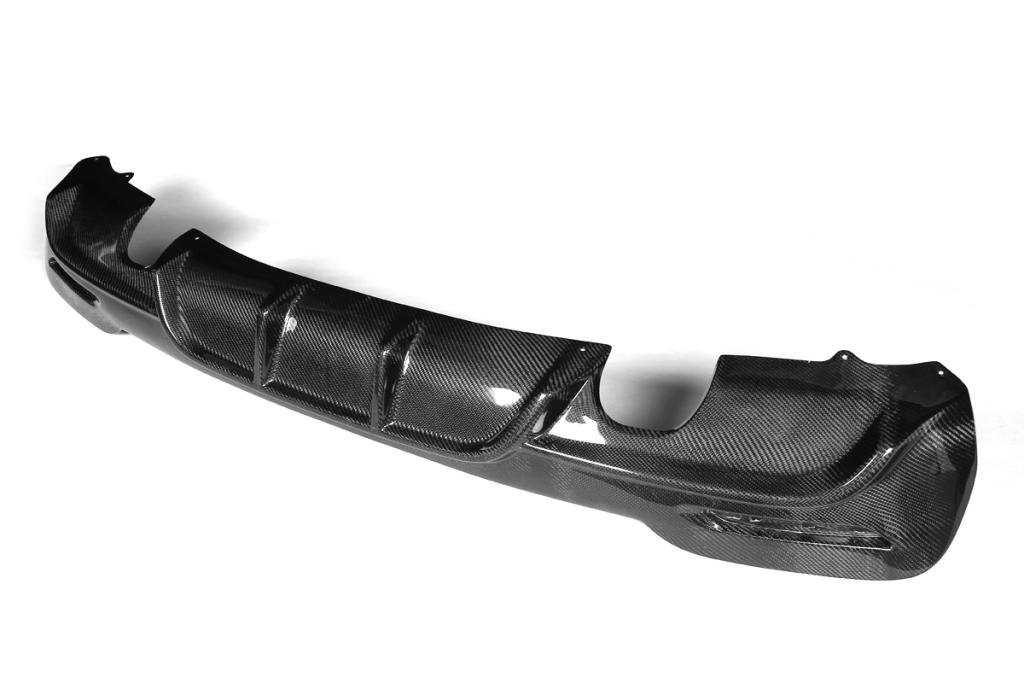 BMW 3 Series F34 GT M Sport ST Style Carbon Fiber Rear Diffuser Single Exhaust
