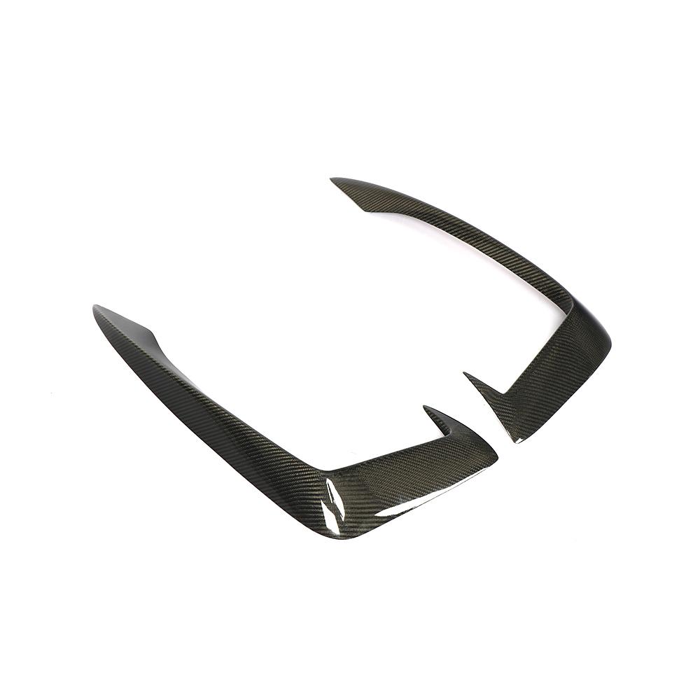 ST Style Carbon Fiber Front Canards for Audi A4 Sline B9 Pre-LCI (2016-2019)