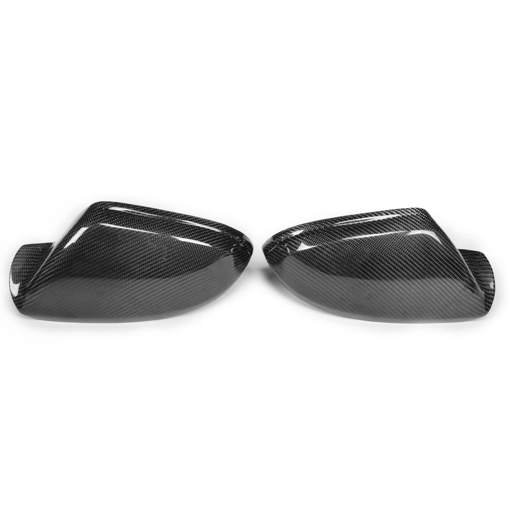 Carbon Fiber REPLACEMENT Mirror Caps for Audi A6 / S6 C7 Pre‑LCI ,A6 / S6 C7.5 LCI ,RS6 C7(2011–2018)(Without Lane Assist)