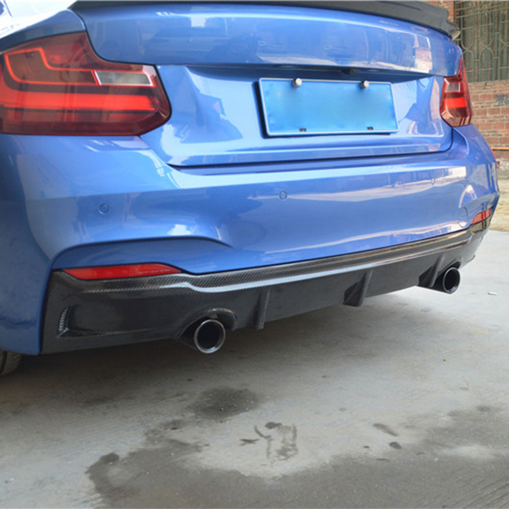 EXOT Style Carbon Fiber Rear Diffuser for BMW 2 Series F22/F23 (2014-2021)