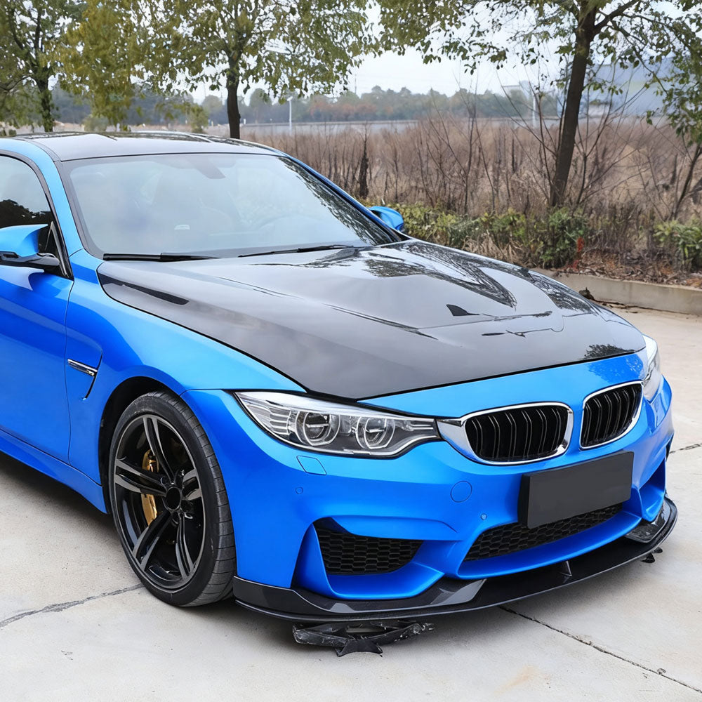 AC Style Carbon Fiber Front Splitter for BMW M3 F80, M4 F82/F83 (2014-2020)