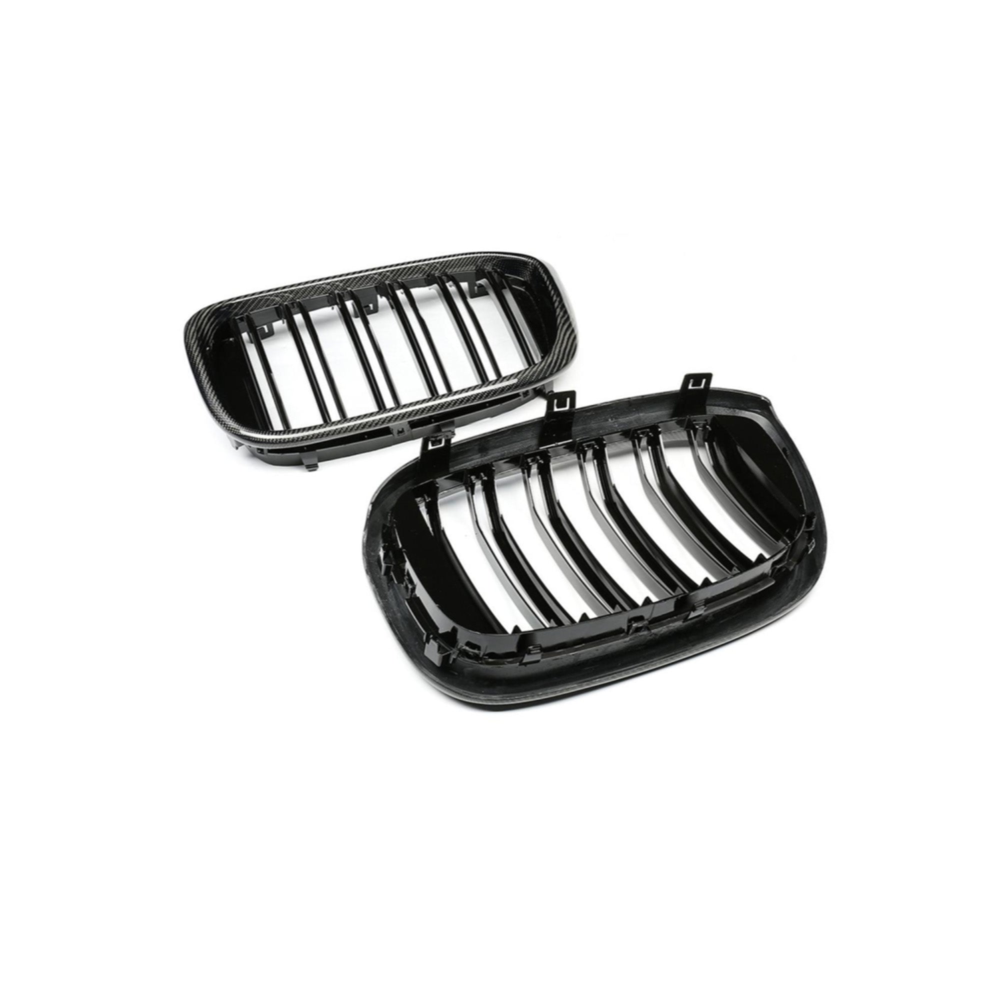 ST Style Carbon Fiber Front Grille Dual Slat for X4 G02 Pre-LCI (2018–2021)