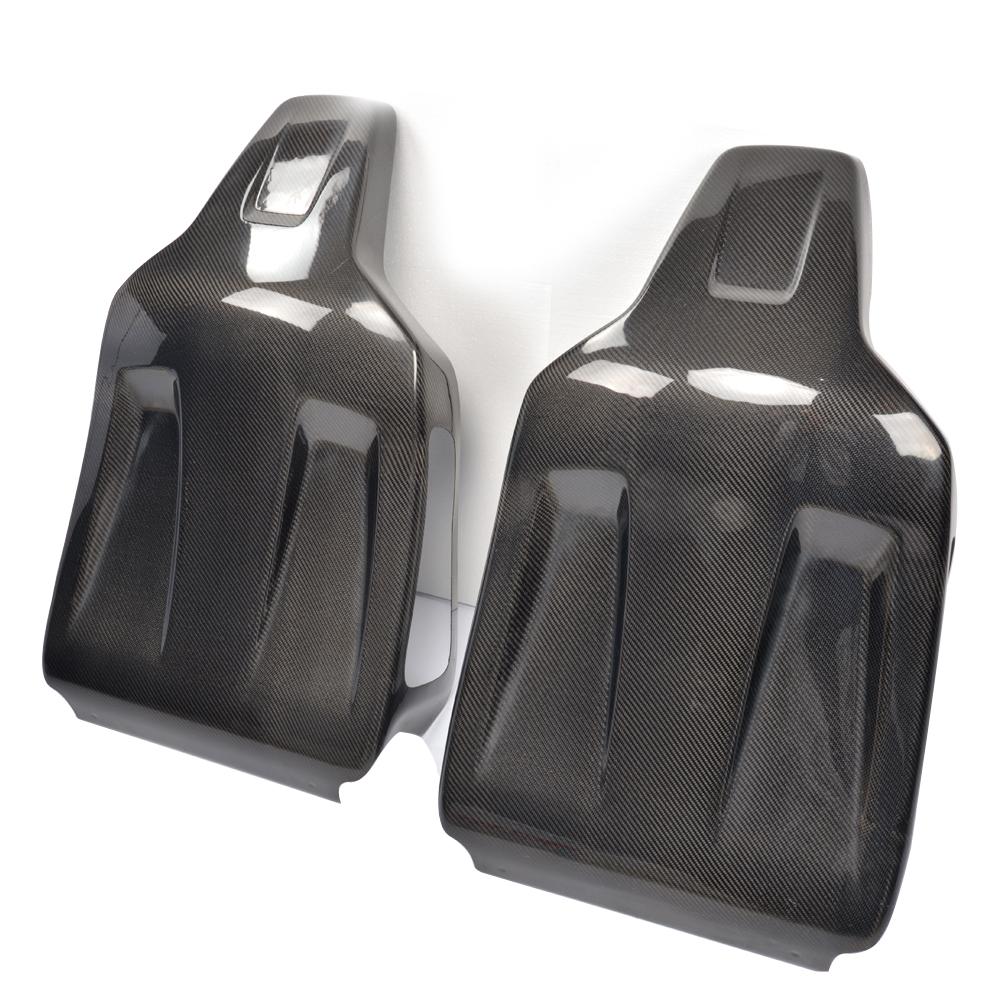 ST Style Carbon Fiber Seat Back Cover for Mercedes Benz C63 W204 Pre-Facelift (2008-2011)