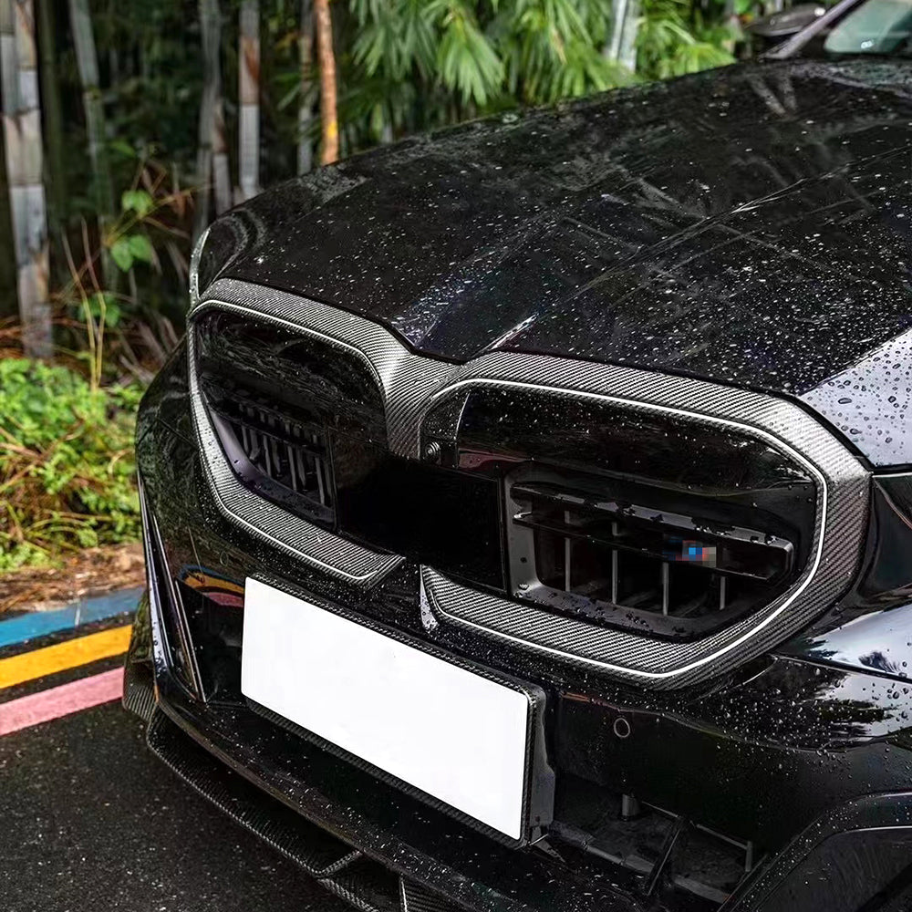 ST Style Carbon Fiber Front Grille for BMW 5 Series G60 M Sport (2023-present)