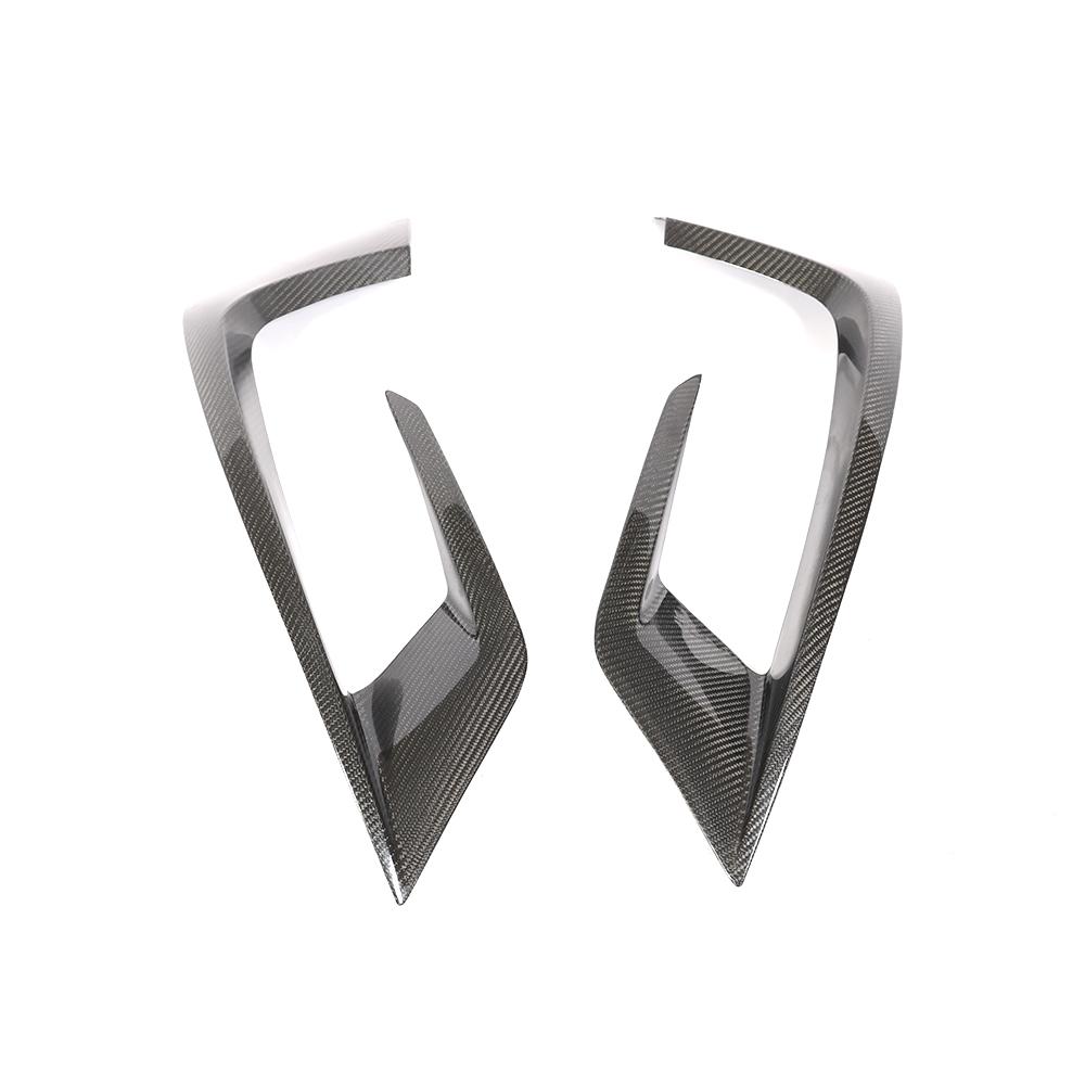 B Style Carbon Fiber Front Canards For Mercedes-Benz S‑Class W222 Pre‑Facelift (2014–2017)