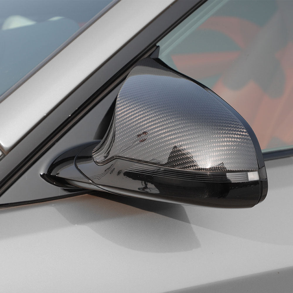 LHD Carbon Fiber Mirror Caps for BMW M3 F80, M4 F82/F83 (2014-2020)